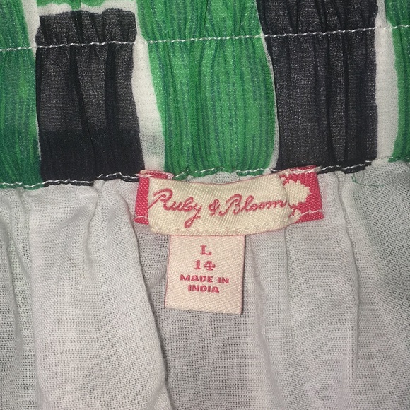 Ruby and Bloom patterned mini skirt - Picture 2 of 2